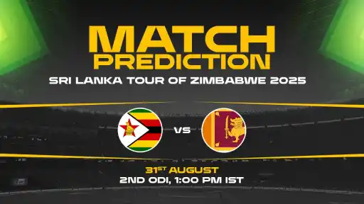 ZIM vs SL, 2nd ODI Match Prediction– Who will win the Match?