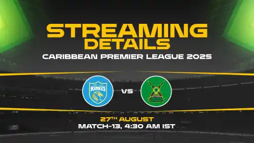 Caribbean Premier League (CPL) 2025 Match 13