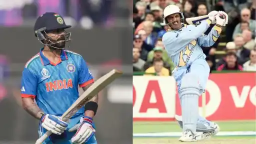 Virat Kohli and Mohammad Azharuddin
