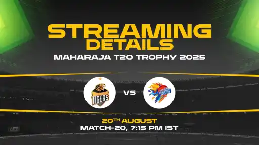 Maharaja T20 Trophy 2025 Match 20