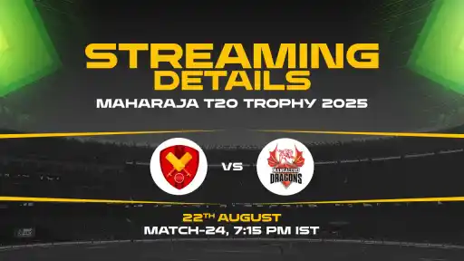 Maharaja T20 Trophy 2025 Match 24