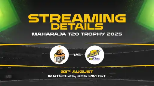 Maharaja T20 Trophy 2025 Match 25