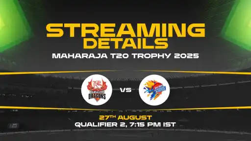 Maharaja T20 Trophy 2025 Qualifier 2
