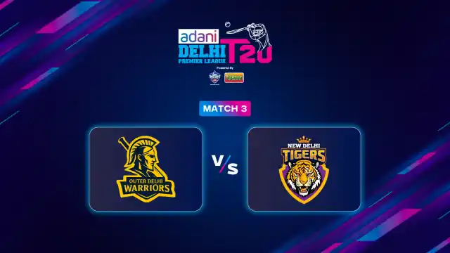 Outer Delhi Warriors vs New Delhi Tigers match 3