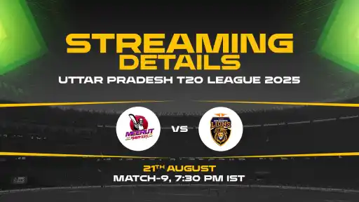 Uttar Pradesh T20 League 2025 Match 9