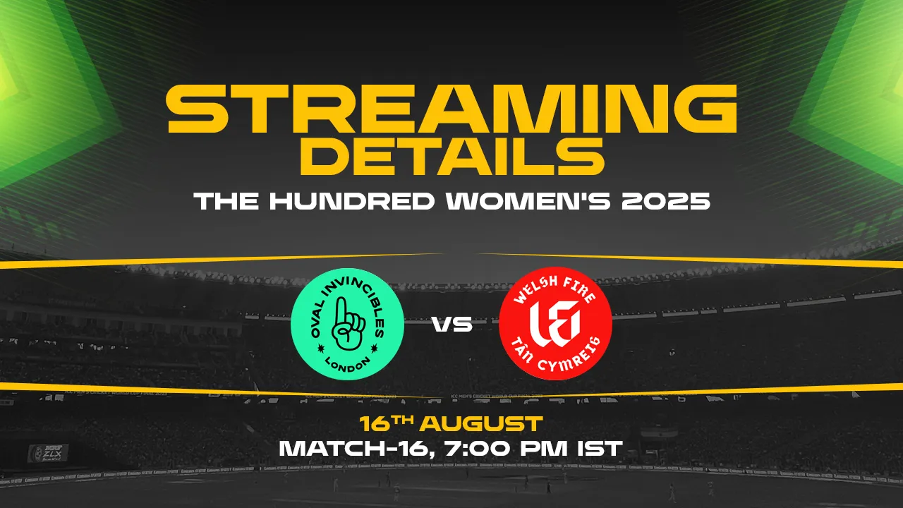  Oval Invincibles Women vs Welsh Fire Women match 16