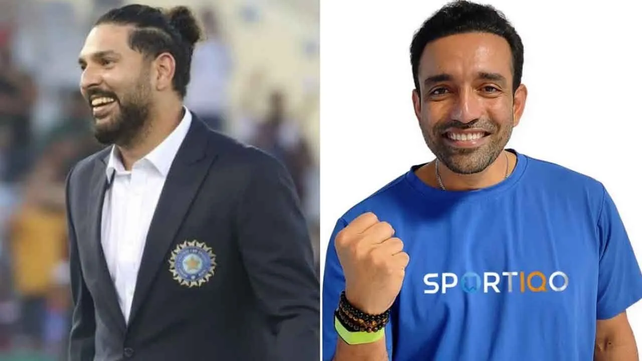 Yuvraj Singh and Robin Uthappa