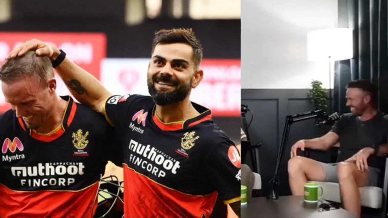 AB de Villiers shares his thoughts on batting with Virat Kohli. 