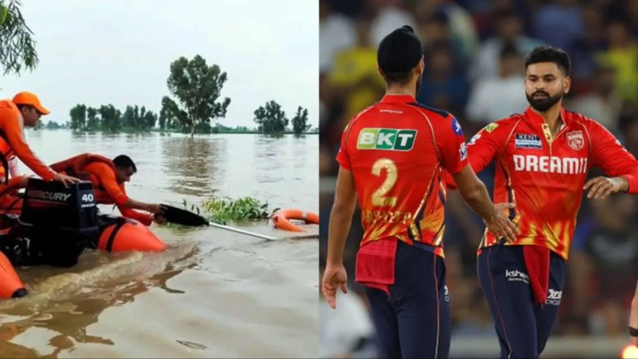 Punjab Kings donates massive relief fund for flood-hit Punjab. 