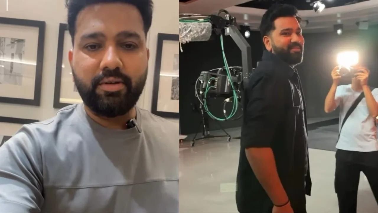 Rohit Sharma's hilarious reaction on BTS video. 