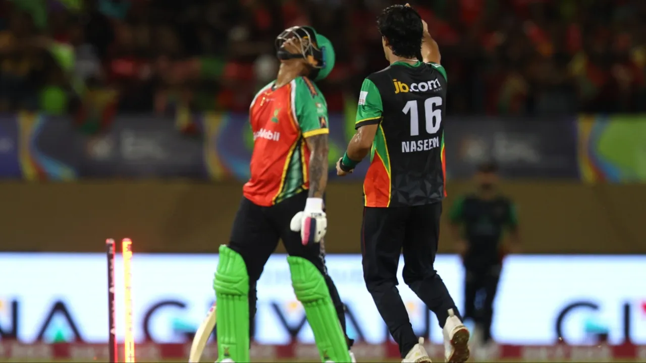 Guyana Amazon Warriors and St Kitts and Nevis Patriots full match highlights and scorecard.