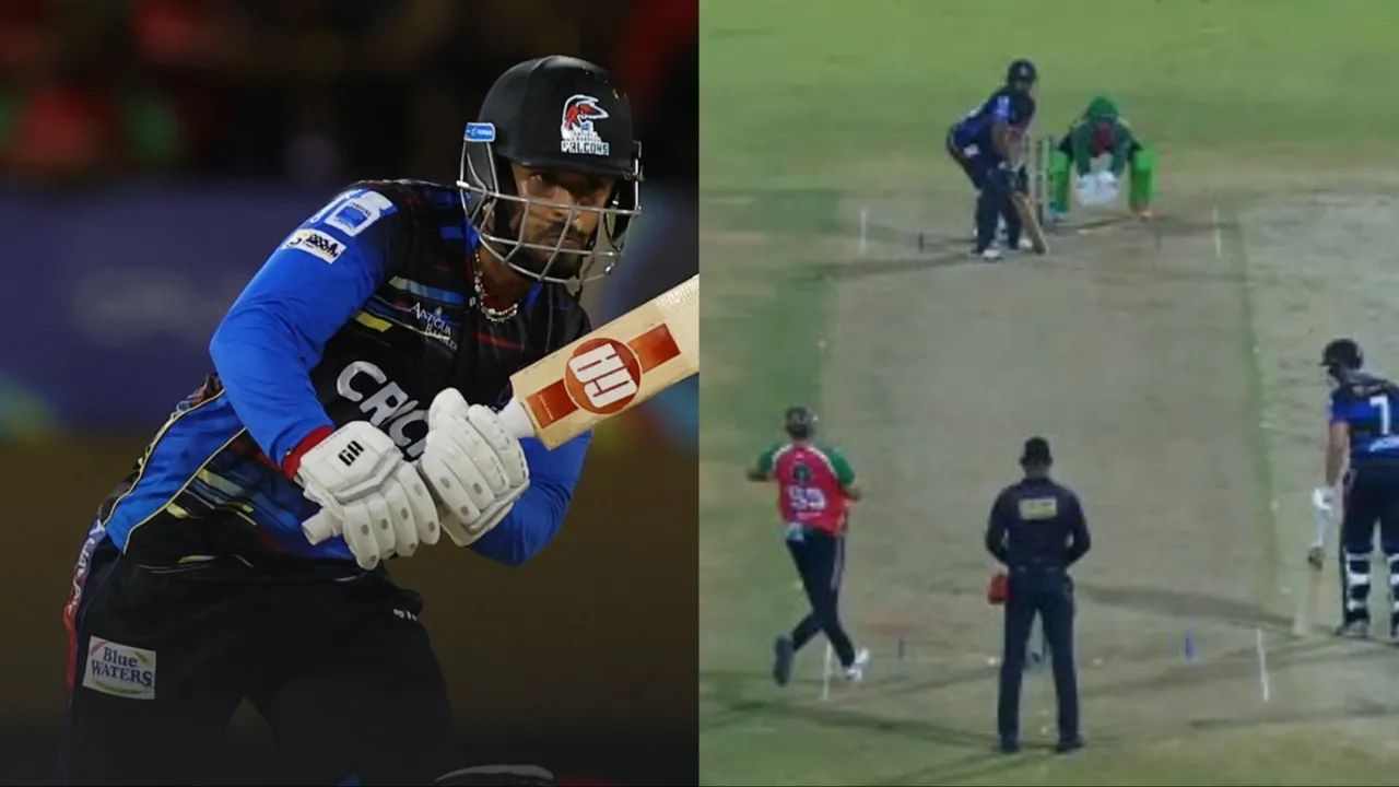 Guyana Amazon Warriors vs Antigua and Barbuda Falcons full match highlights and scorecard. 