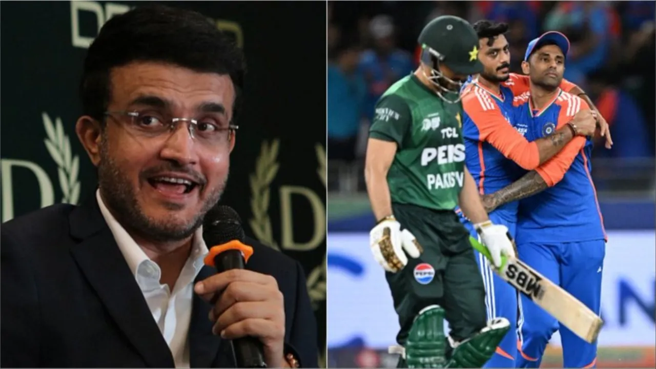 Sourav Ganguly trolls Pakistan's embarrassing defeat to India. 