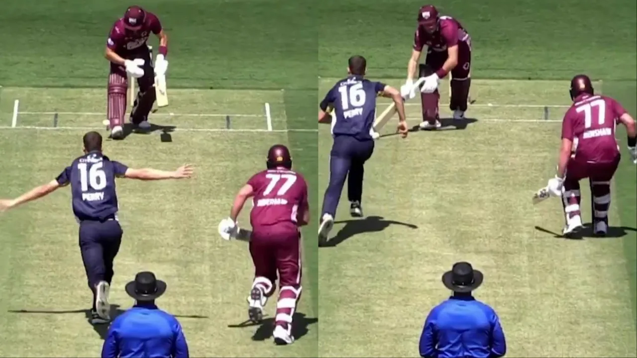 Marnus Labuschagne accused of 'obstructing the field'. 
