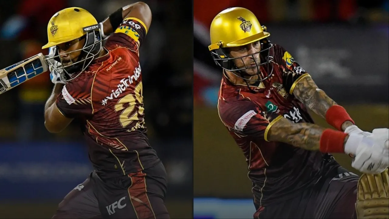 Trinbago Knight Riders and Antigua and Barbuda Falcons full match highlights and scorecard. 