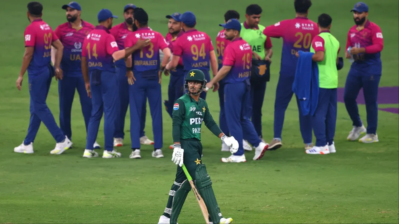 Saim Ayub registers unwanted record during PAK vs UAE. 