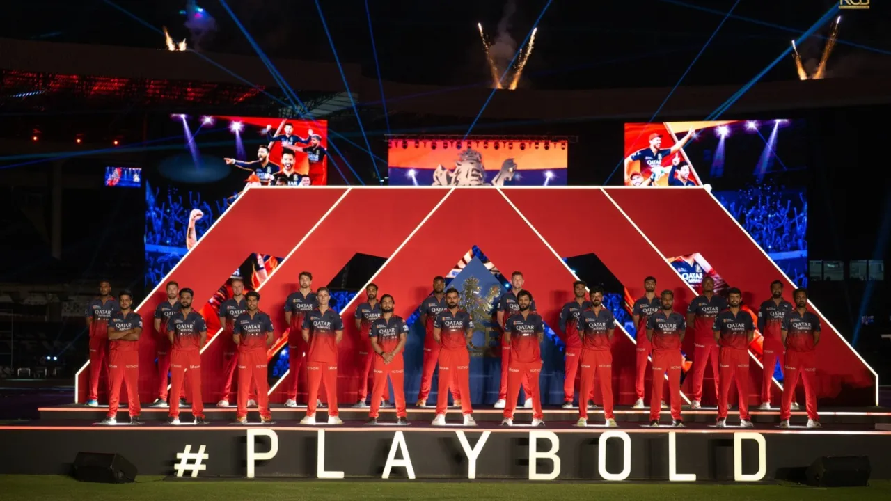 RCB batter celebrates milestone against Australia A. 