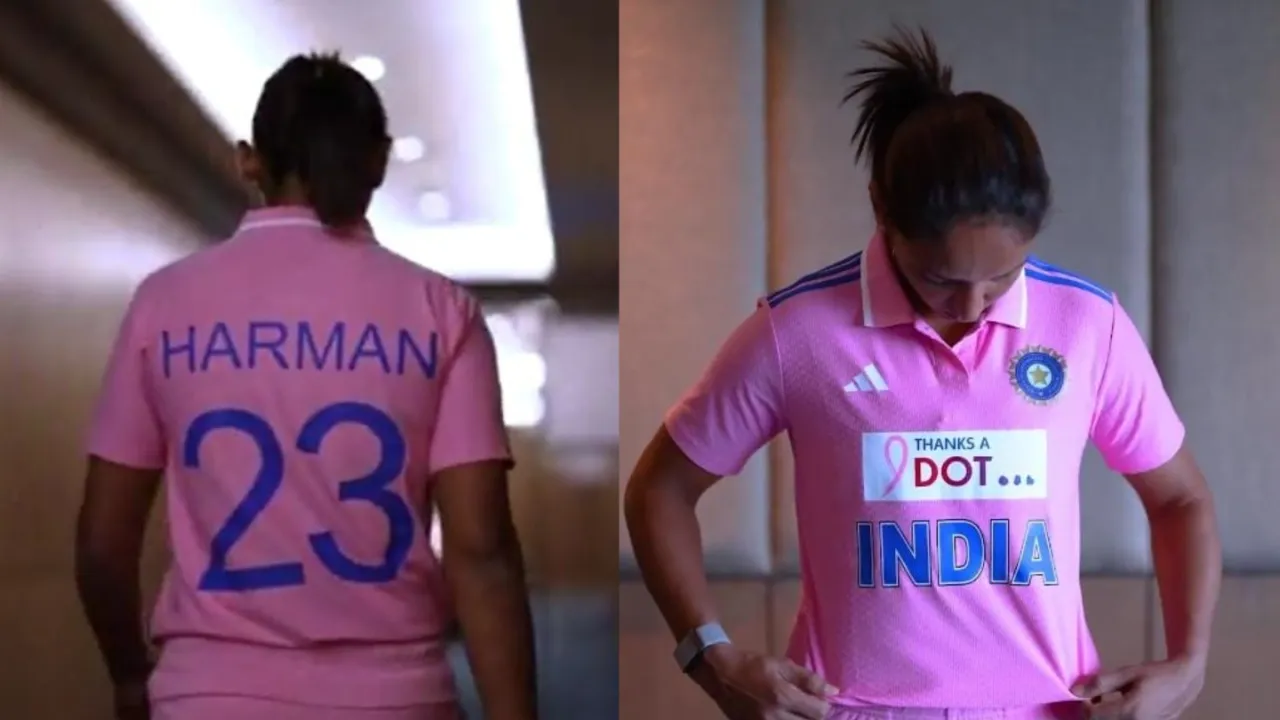 India women to wear pink jersey for special initiative.