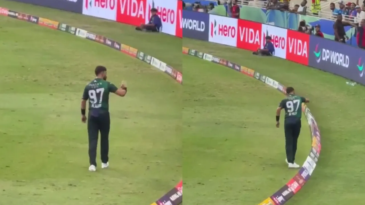Haris Rauf taunts India to avoid 'Kohli, Kohli' chants. 
