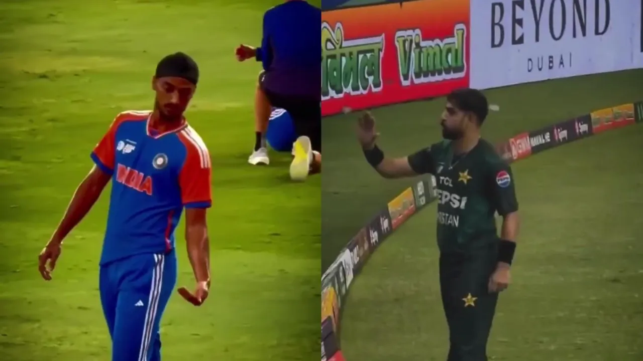 Arshdeep Singh's savage reply to Haris Rauf's 6-0 insult to India. 