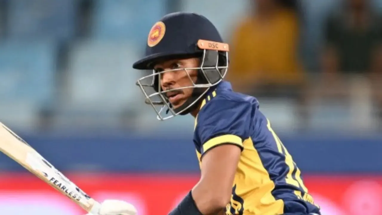 Sri Lanka’s opener Nissanka scores maiden T20I hundred vs India