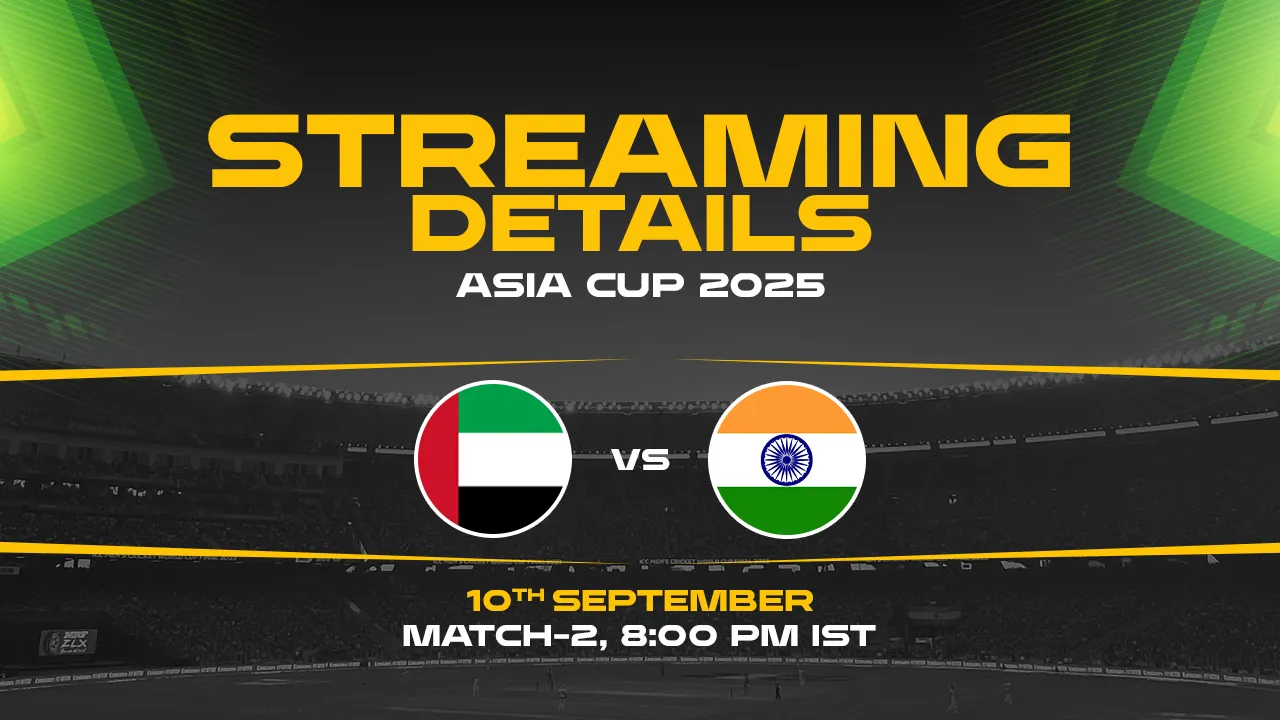 Asia Cup 2025, Match 2: India vs UAE
