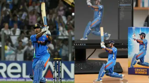 Create Trending 3D Cricketer Images Using Google’s Nano Banana AI Free Prompt & Step-by-Step Guide.