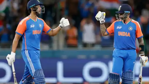 Suryakumar Yadav denies handshake after winning game against Pakistan.