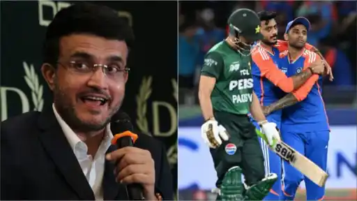 Sourav Ganguly trolls Pakistan's embarrassing defeat to India. 