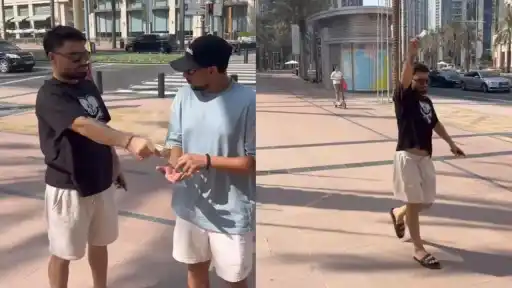 Rinku Singh's hilarious video with Kuldeep Yadav.
