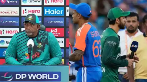 Bangladesh coach reacts to Suryakumar Yadav's 'no-rivalry with Pakistan' comment. 