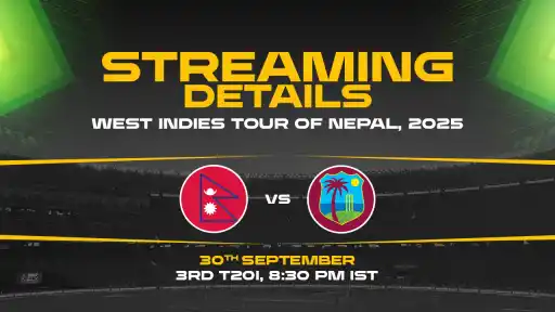 West Indies vs Nepal, 3rd T20I