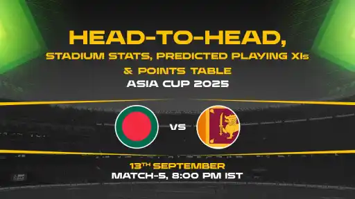 Asia Cup 2025 Match 5: BAN vs SL