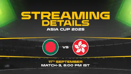 Asia Cup 2025, Match 3: Bangladesh vs Hong Kong China