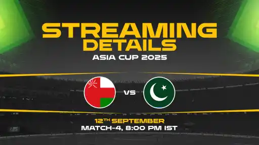 Asia Cup 2025, Match 4: Pakistan vs Oman