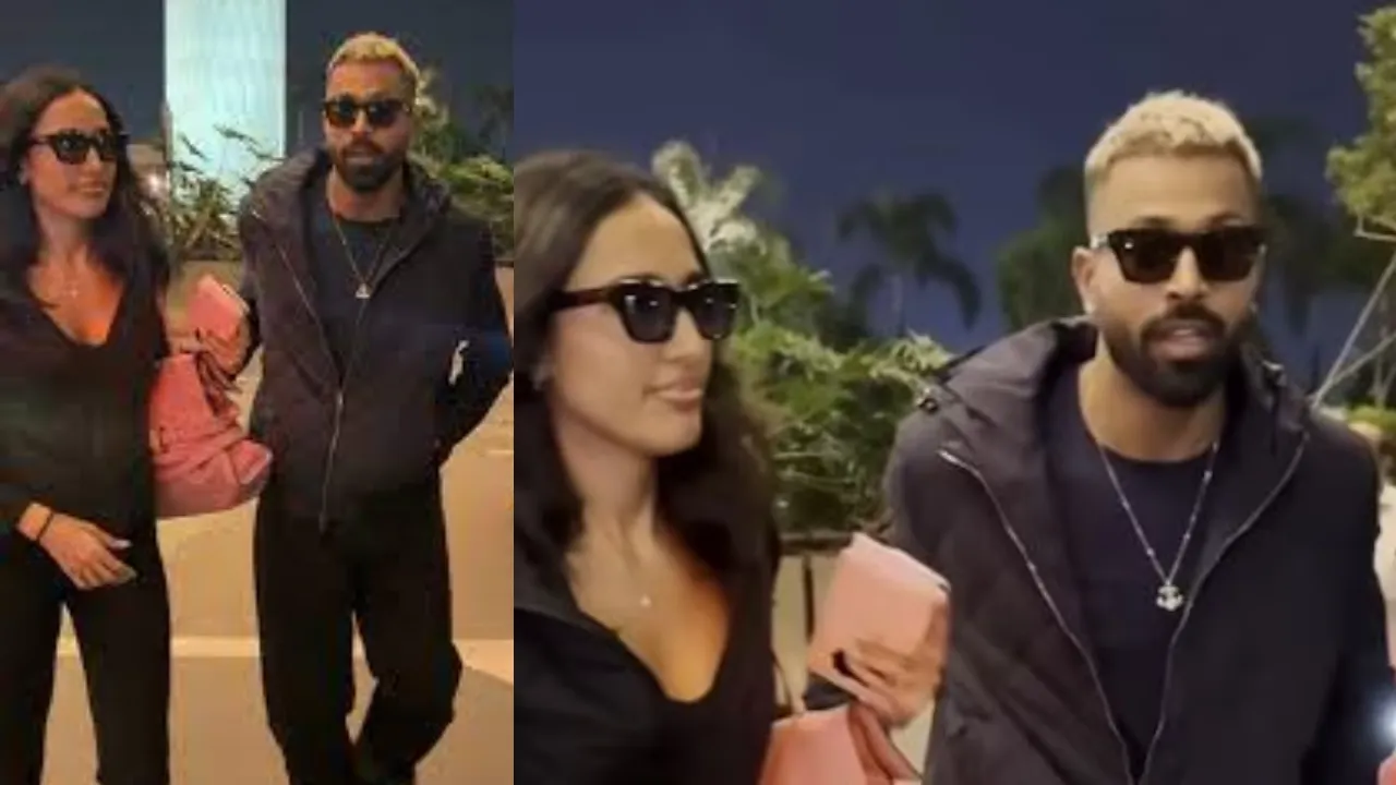 Hardik Pandya was spotted with Mahieka Sharma