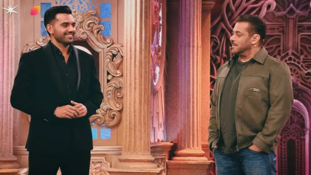 Deepak Chahar and Salman Khan