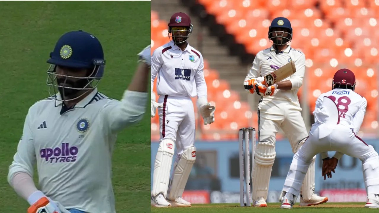  Ravindra Jadeja's special sword celebration after fifty. 