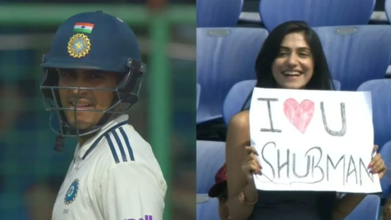Female fan's proposal for Indian captain, Shubman Gill. 