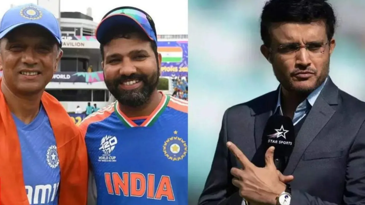 Sourav Ganguly reacts to Rohit Sharma's removal from ODI captaincy. 