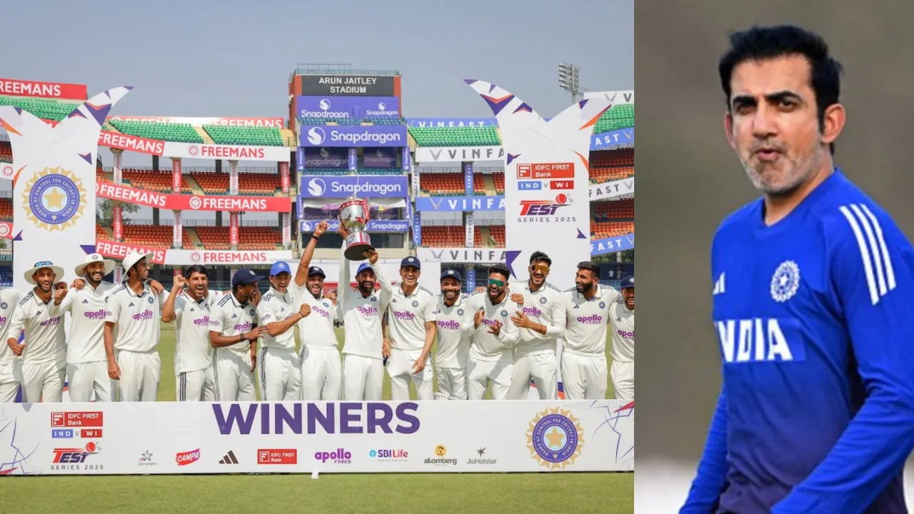 Gautam Gambhir reacts to Delhi surface despite 7-wicket victory in IND vs WI 2nd Test. 