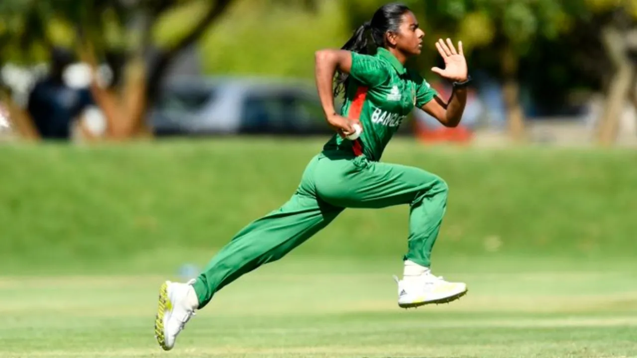 Bangladesh women's star Marufa Akhter's early struggle story goes viral. 