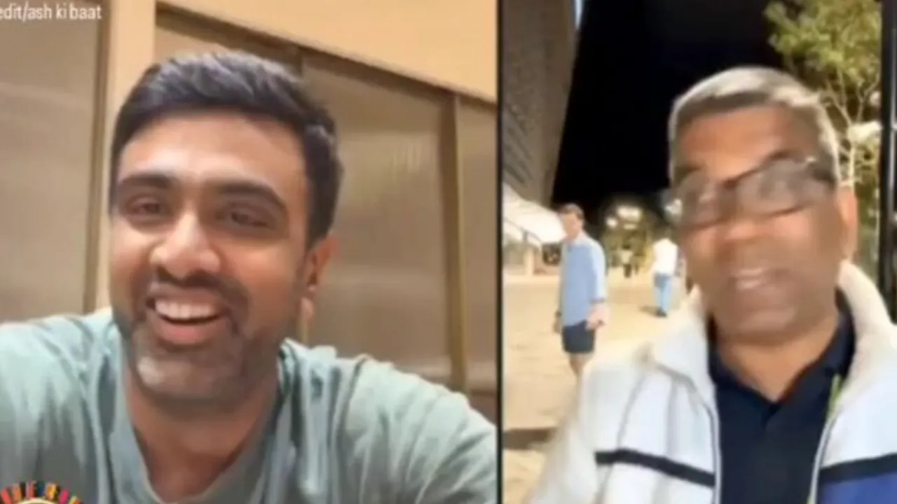 Ravichandran Ashwin’s funny interaction with Indian fan. 
