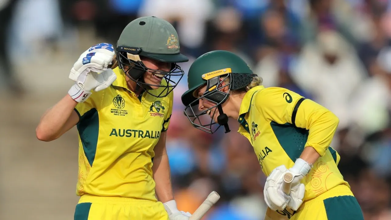 Australia Women record 2nd highest total in WC knockouts during IND-W vs AUS-W 2nd Semi-final in Women's Cricket World Cup 2025