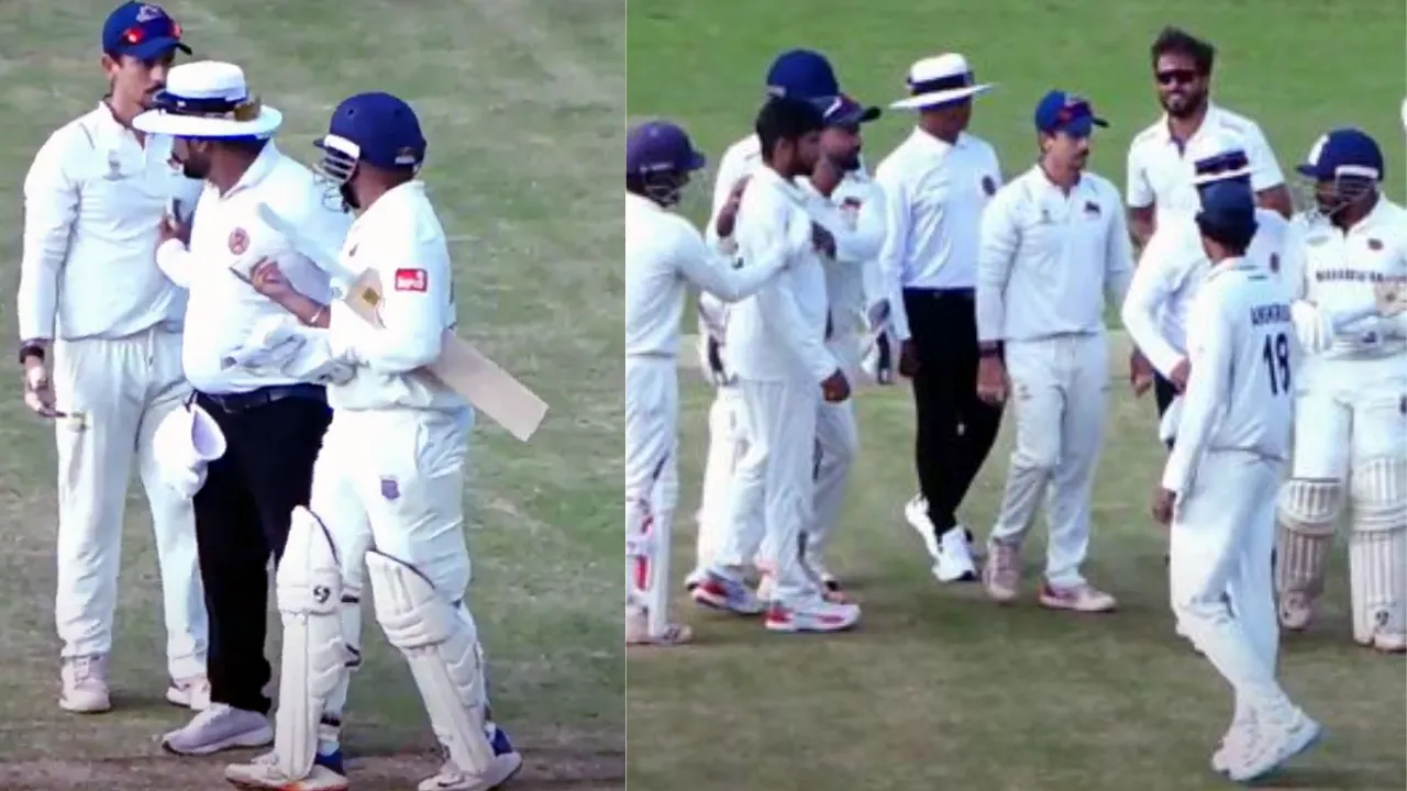 Prithvi Shaw’s intense clash with Musheer Khan