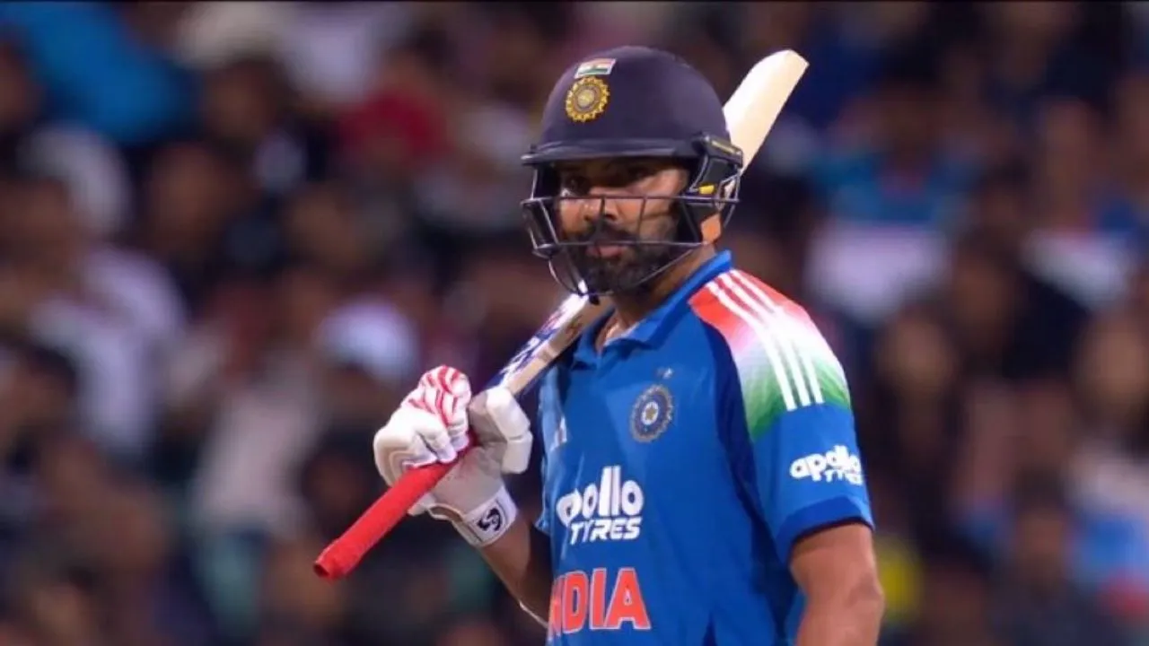 Rohit Sharma recorded his 50th international century