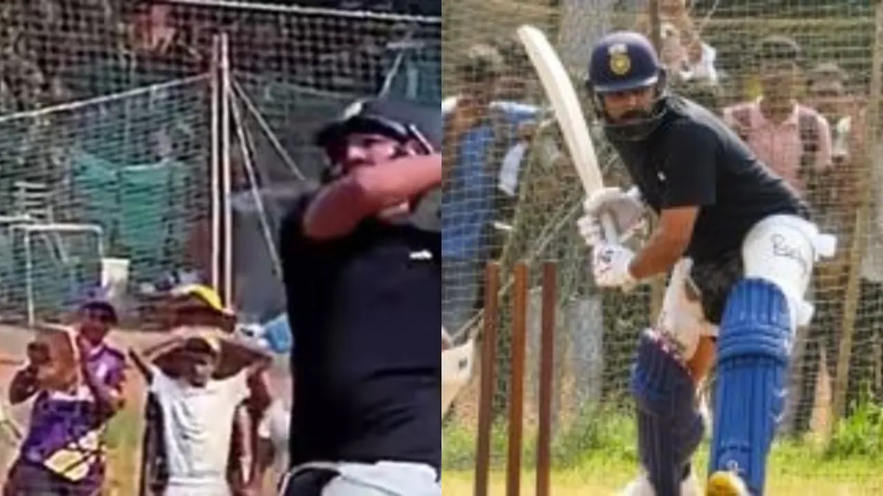 A viral video shows fans cheering loudly for Rohit Sharma