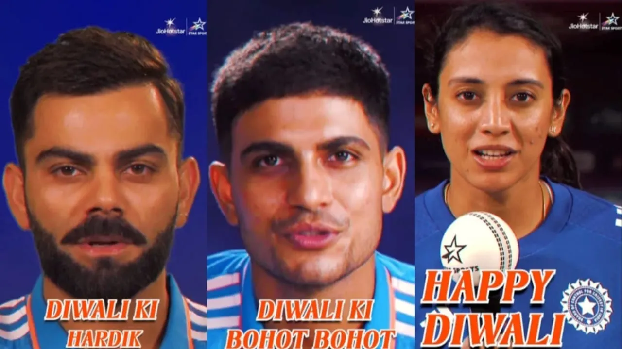Indian cricketers’ sends heartfelt diwali wishes