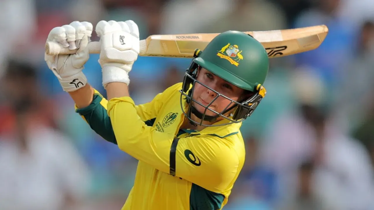 Phoebe Litchfield smashes fastest hundred in Women’s World Cup Knockout 