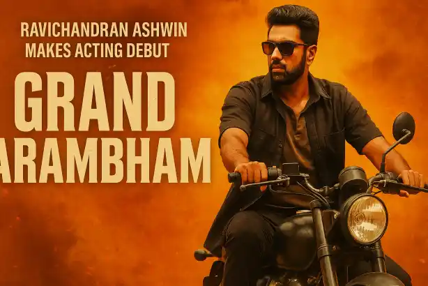 Grand Arambham teaser shows Ashwin as south indian superstar